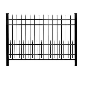 Iron Fence Pickets with Pressed Spear Top for garden construction