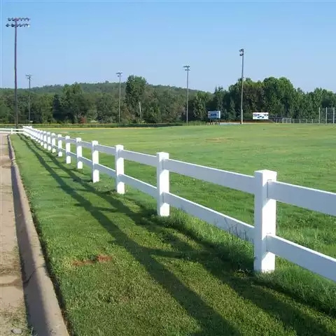 PVC 3/4 Rail FenceVinyl Horse Fence, Ranch Fence