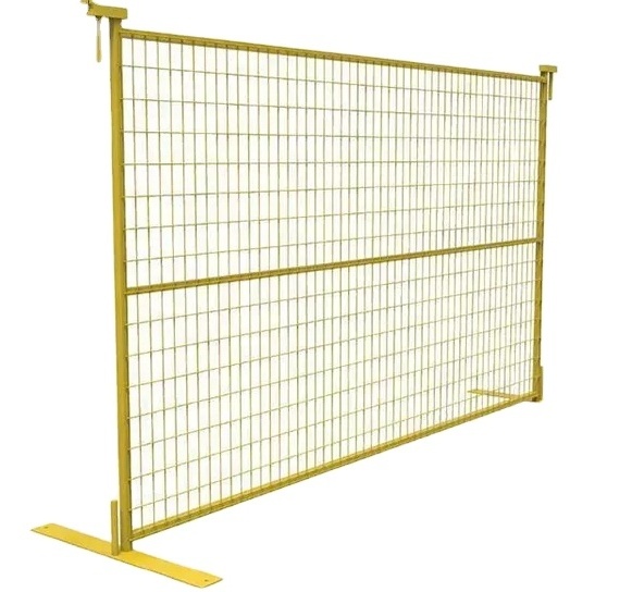 Good Quality PVC Coated Welded Wire Mesh Metal Galvanized Panel Temporary Construction Traffic Barrier Garden Safety Fence