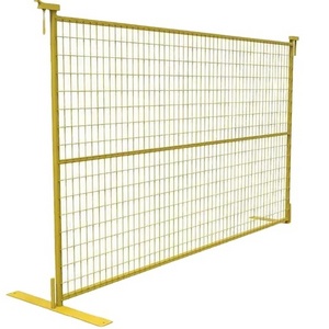 Good Quality PVC Coated Welded Wire Mesh Metal Galvanized Panel Temporary Construction Traffic Barrier Garden Safety Fence