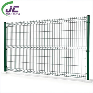 Customized high quality Home Outdoor 3D metal Curved Welded Wire Mesh Garden Fence For Fence Panel Pvc Fence