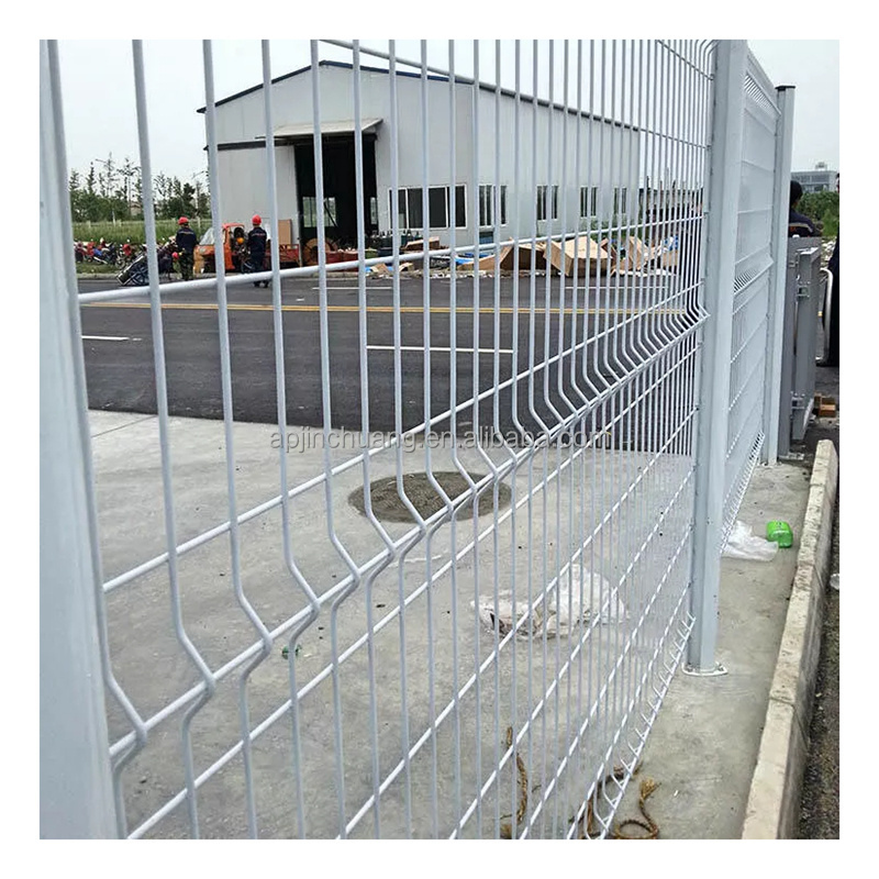 Hot Sale 3D Welded Curvy Bending Fence  Top Fence and  3d Wall Concrete Fence Panels for sale