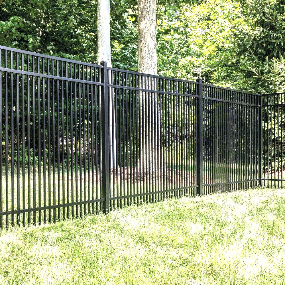 Iron Fence Pickets with Pressed Spear Top for garden construction