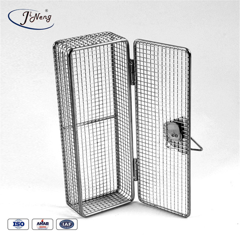 XXL Stainless Steel Wire Basket Aluminum Mesh Material Multifunctional Folding Tray with Clean Style Stocked Disinfectable