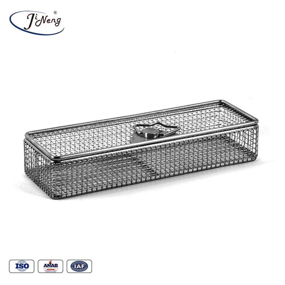 XXL Stainless Steel Wire Basket Aluminum Mesh Material Multifunctional Folding Tray with Clean Style Stocked Disinfectable