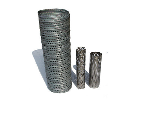 Water Filter Tube Seamless Welding ISO Pipe Filter Mesh Punched Round Hole Metal Stainless Steel GB 2B 5mm Welded Pipe Is Alloy