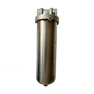 Stainless Steel Filter Housing for 10''Filter  3/4in NPT Water Filter Housing for Whole House Water Purification