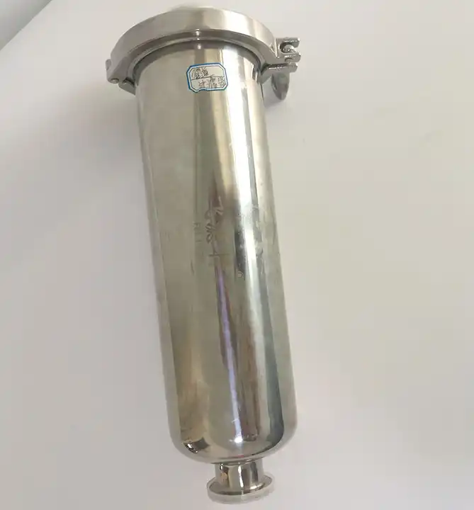 Factory sell stainless steel 304 316 pipeline filter with custom made filter element