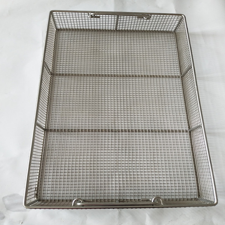 Stainless Steel Wire Mesh Basket Tool & Parts Cleaning Storage Basket for Tool Cleaning & Parts Cleaning