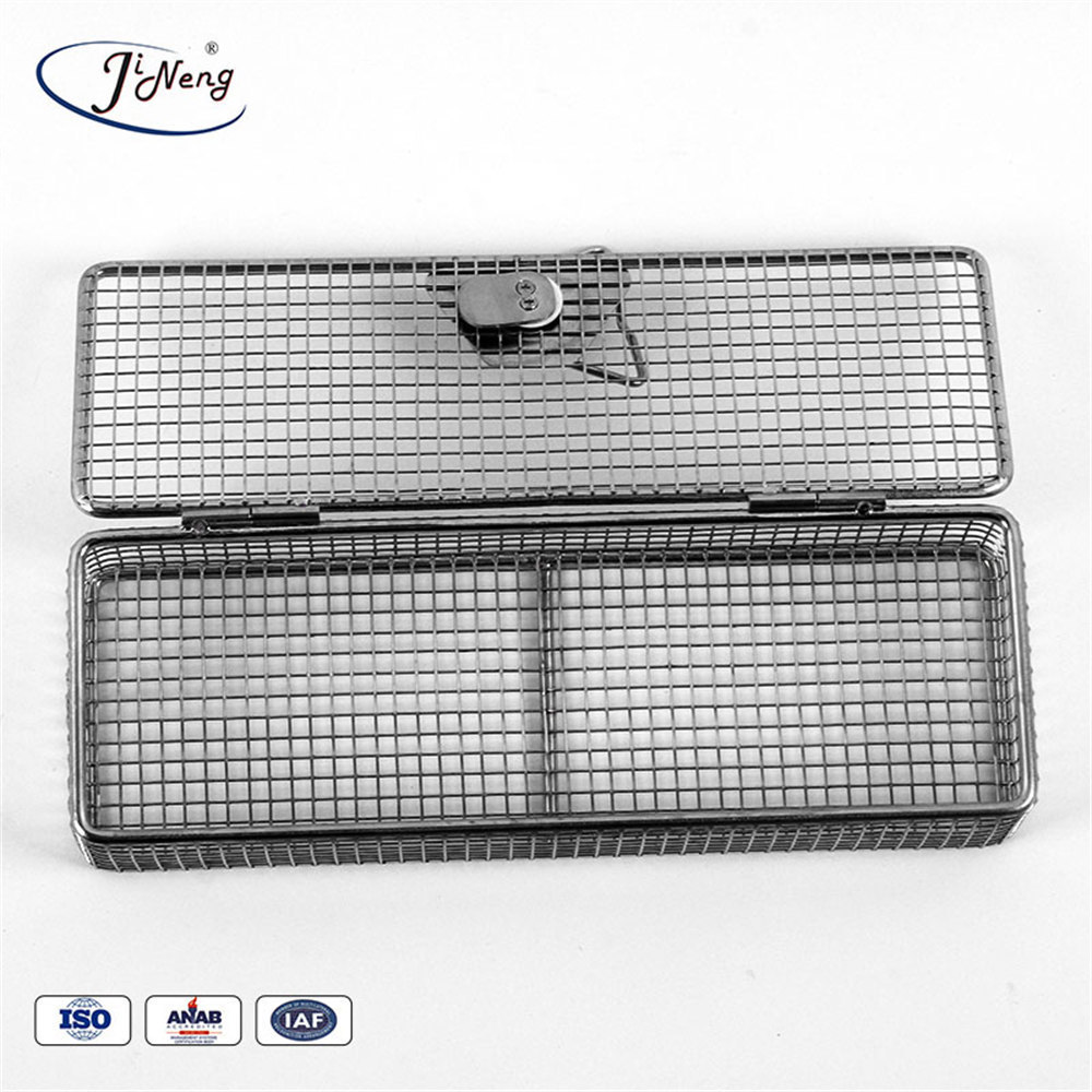 XXL Stainless Steel Wire Basket Aluminum Mesh Material Multifunctional Folding Tray with Clean Style Stocked Disinfectable