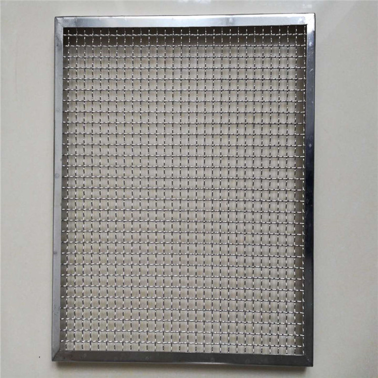 Stainless Steel Decorative Wire Mesh 8mm Aperture 1mm Diameter Woven with Welding Technique for Curtain Wall Decoration