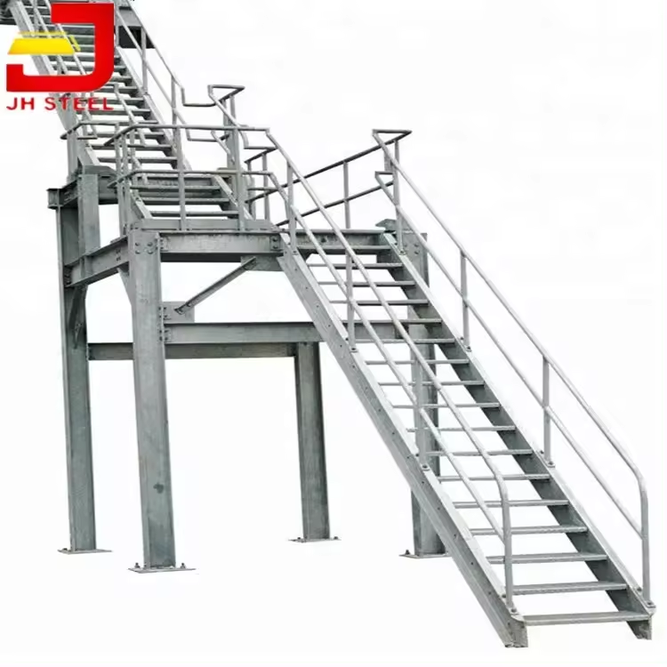 Custom Size Stair Tread Catwalk Building Platform Welded Steel Bar Grating For Floor