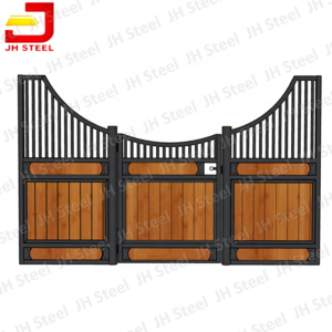 Farm Equestrian Portable Box Equestrian Horse Stable Panels Steel Swing Separation