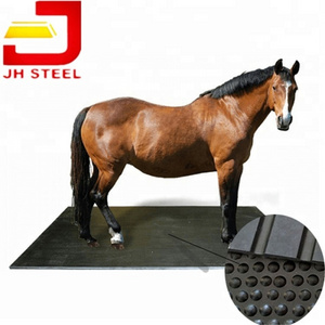 High Elastic Durable Anti-skidding Float Trailer Cow Horse Stable Stall Floor Rubber Mat Paver