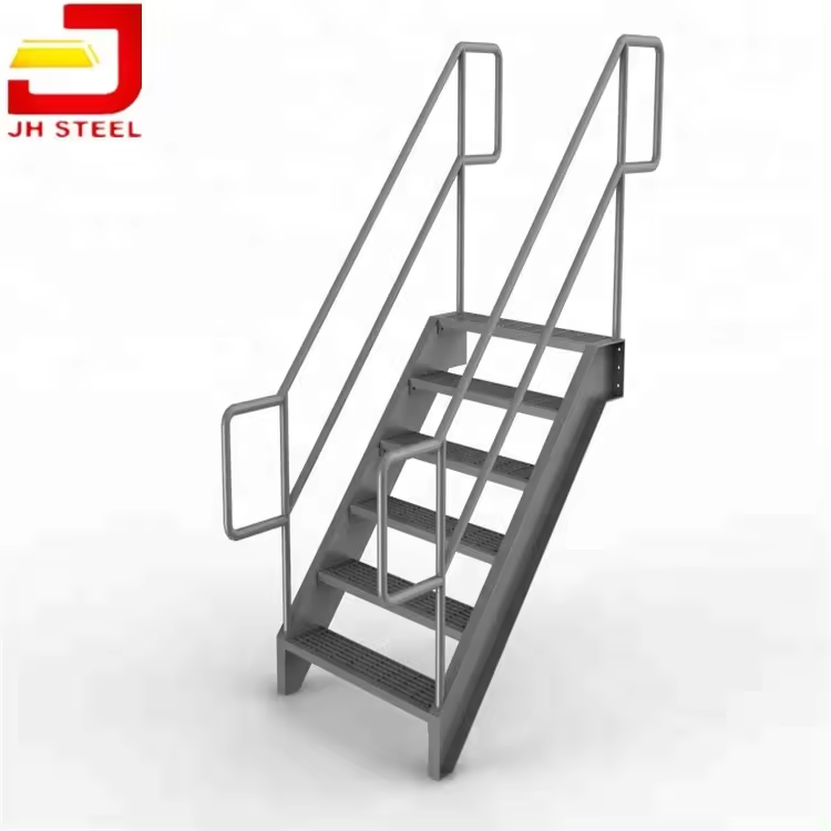 Custom Size Stair Tread Catwalk Building Platform Welded Steel Bar Grating For Floor