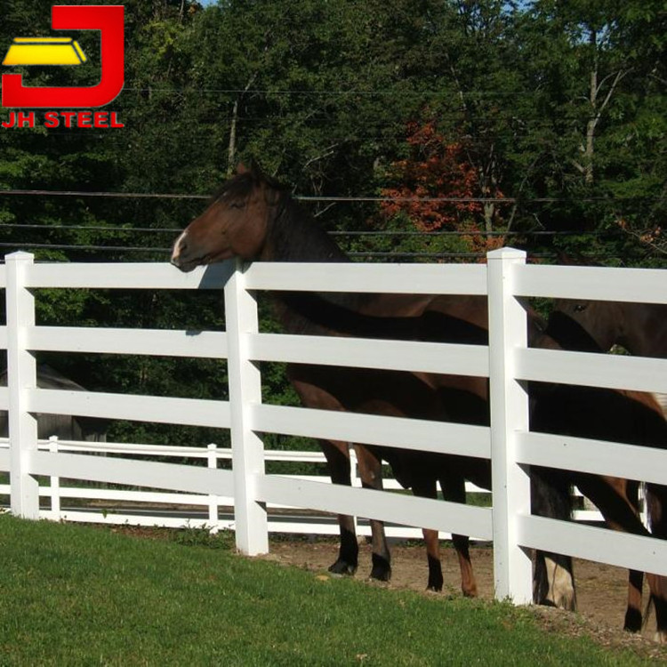 Hot Popular 100% Virgin Vinyl Made Strong UV Protection Pvc Horse Paddock Fence