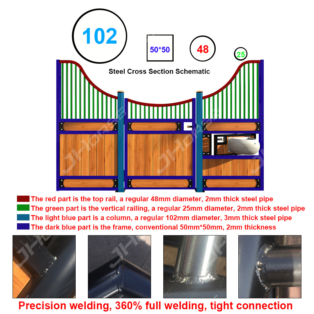 12x12 portable horse equipment stableboxes front horse stalls doors temporary stables panels with roof for sale