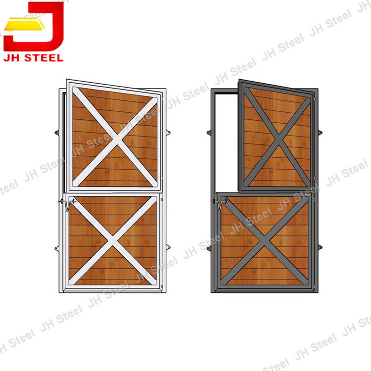 Wholesale Prefabricated Elegant Customized Swing Out Steel Bamboo Horse Barn Door