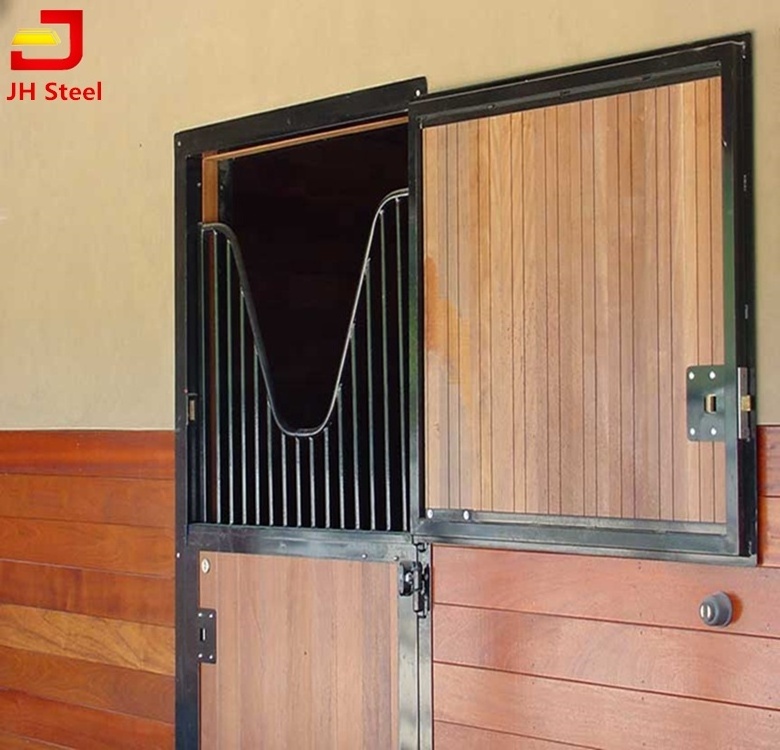 Wholesale Prefabricated Elegant Customized Swing Out Steel Bamboo Horse Barn Door