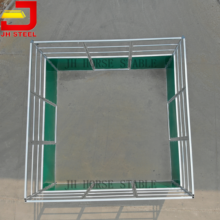 China factory used steel cheap portable horse stables stalls with roof