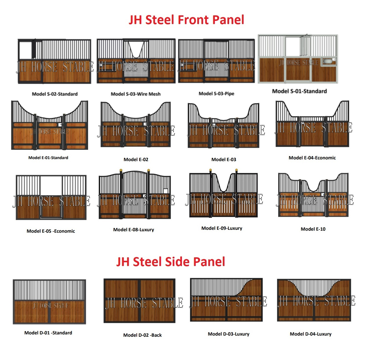 Portable Bamboo Horse Equipment Doors Box Front Panels Stable Stalls