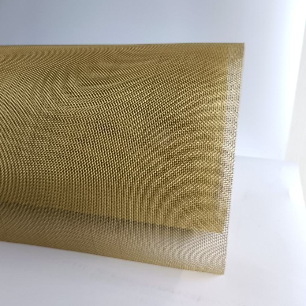 Brass Metal Mesh Screen Roll  For Separation Sifting Pellet Filter