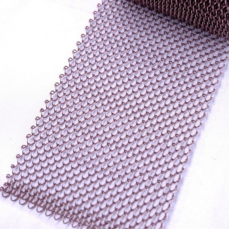 High Quality stainless steel Aluminum Sequin Mesh Chain Link Curtain Fabric Chainmail Curtain Metal Mesh Curtain