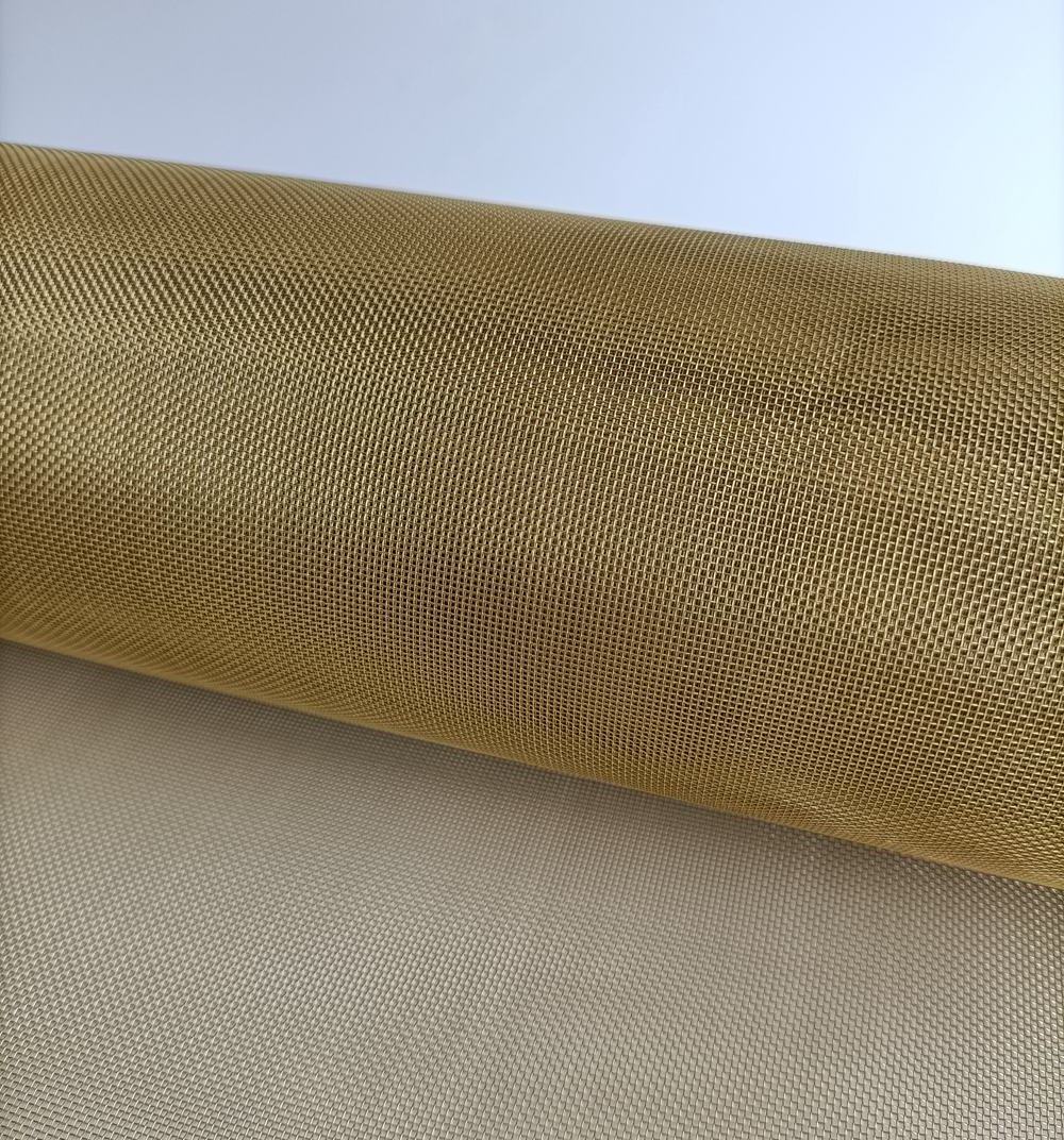 10 20 30 40 50 60 70 80 90 100 200 300 Brass Radiation Shielding Fabric Mesh  Brass Filter Screen Mesh