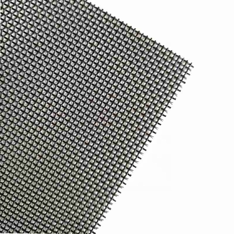 316 Black Powder Coated Security Window Screen Mesh