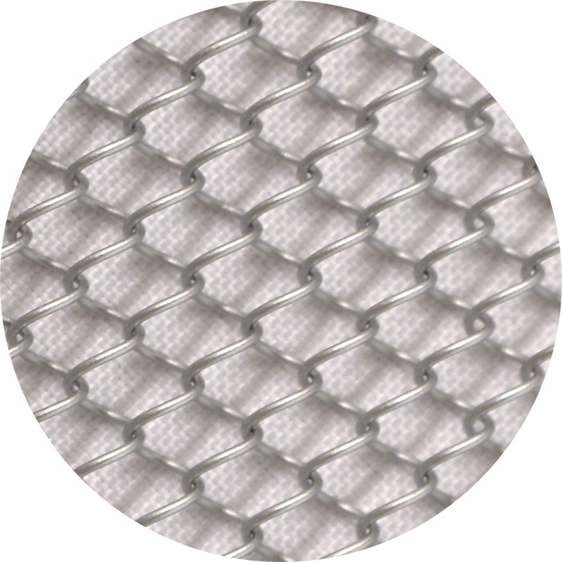 High Quality stainless steel Aluminum Sequin Mesh Chain Link Curtain Fabric Chainmail Curtain Metal Mesh Curtain