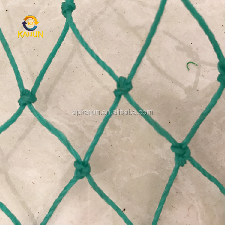 Twisted Single knotted fish net, indoor golf practice nets, sports net, protective net made in china