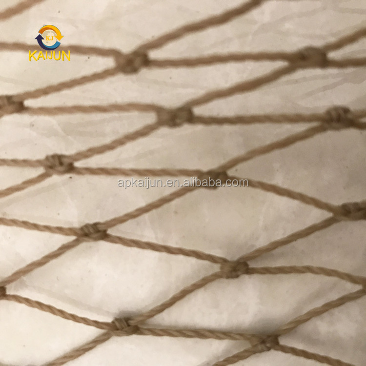 Twisted Single knotted fish net, indoor golf practice nets, sports net, protective net made in china