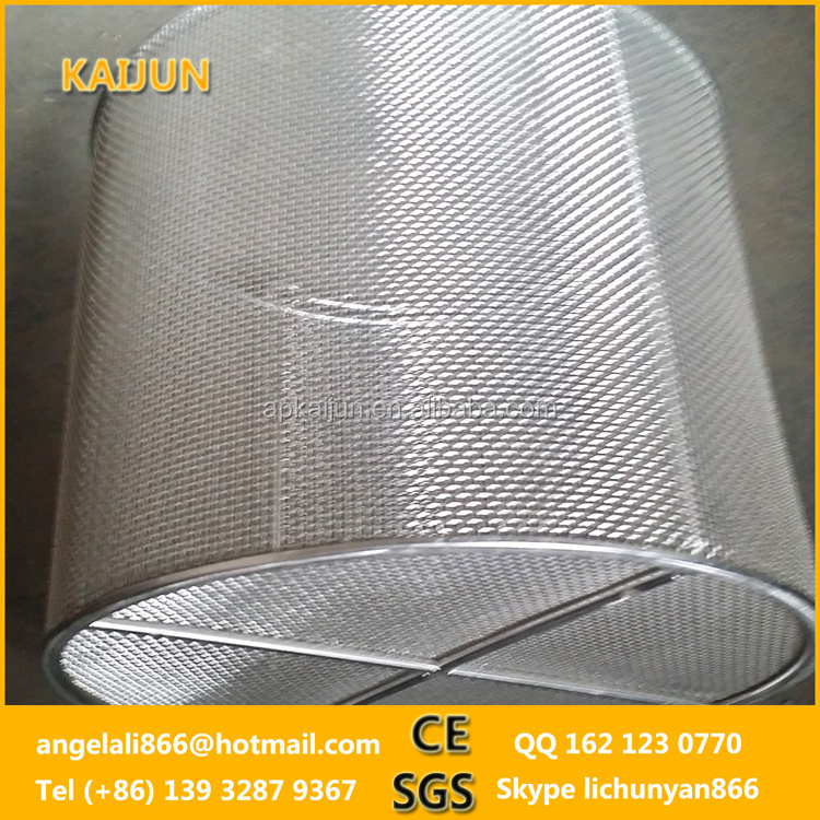 customize stainless steel 304 316 metal wire mesh filter basket /Fried filter cartridges