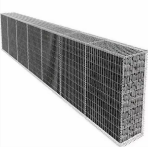 Stone Cage Welded Galvanized Iron Wire Mesh 2x1x1 Metal Gabion Fence Decorative Wall Gabion Basket Box For Garden