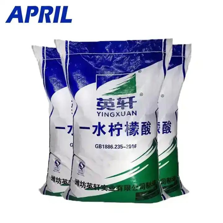 YINGXUAN brand 99% high purity industrial grade detergent citric acid monohydrate anhydrous Citric Acid