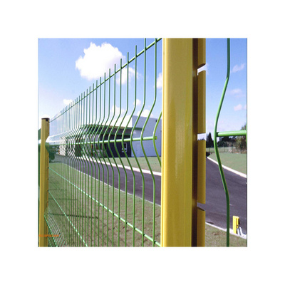 Factory Direct Sales Peach Column Guardrail 3d Wire Mesh Fence Board Decorative Garden Fences