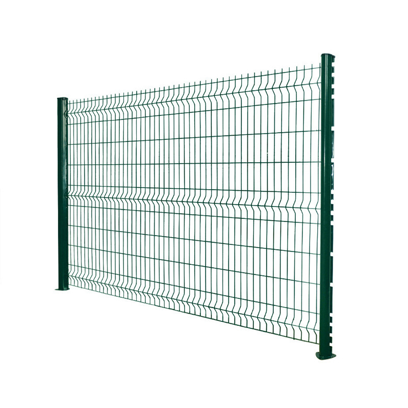 Factory Direct Sales Peach Column Guardrail 3d Wire Mesh Fence Board Decorative Garden Fences