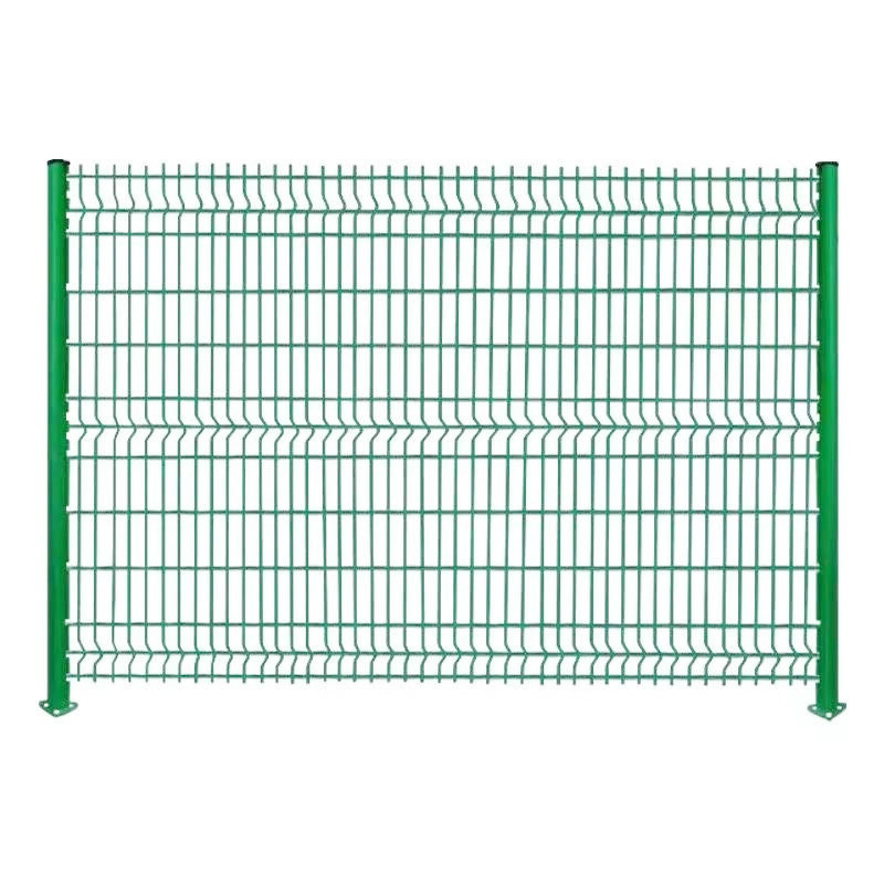 Factory Direct Sales Peach Column Guardrail 3d Wire Mesh Fence Board Decorative Garden Fences