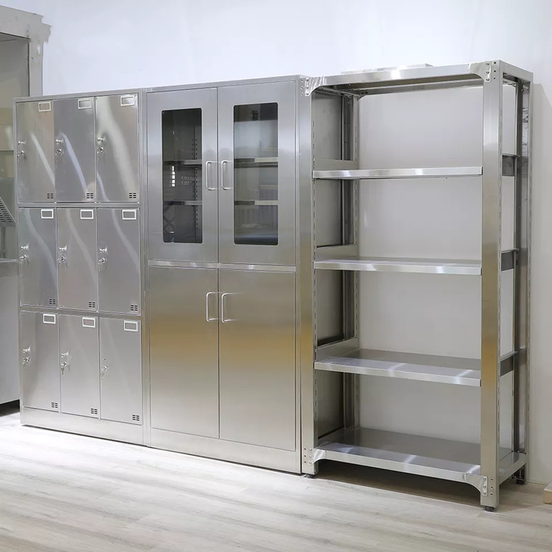 Office Hospital Laboratory Storage Chemical Lab Bench Workbench Stainless Steel Cabinet Casework