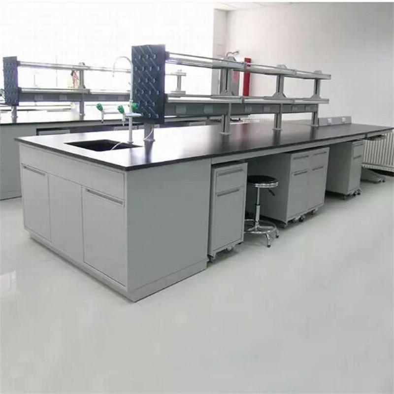 High Quality Good Price Chemical Lab Bench  Industrial Hygiene Laboratory Bench With Reagent Rack