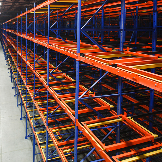 heavy duty industrial racking push back rack pallet racking