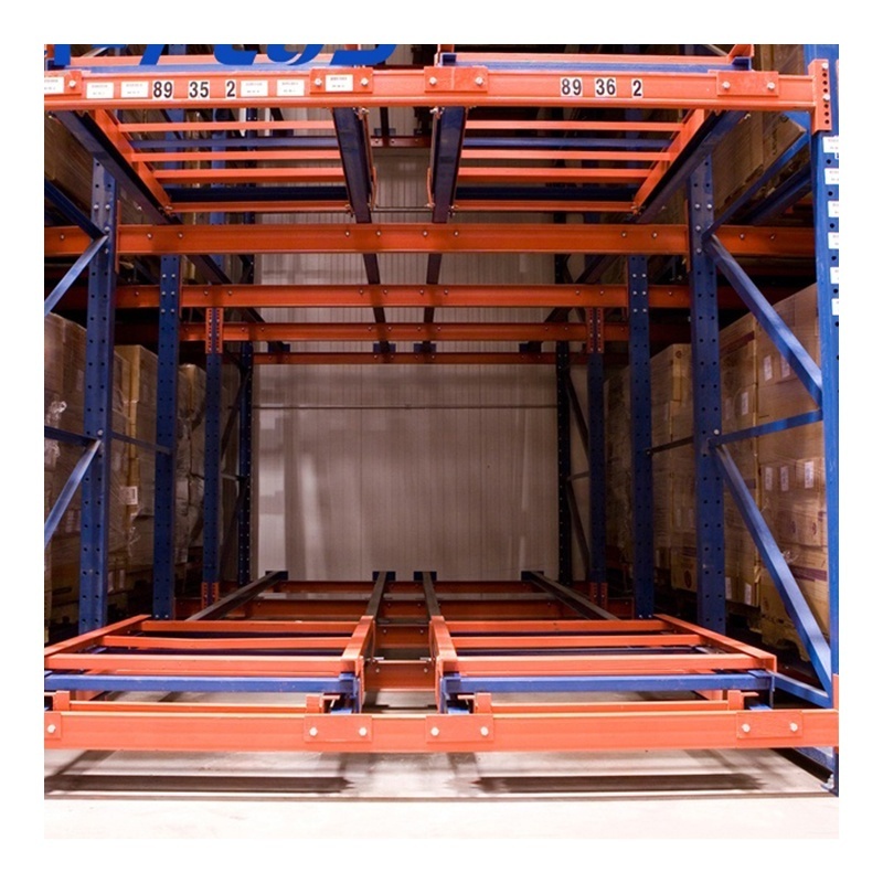 Heavy Duty Warehouse Storage Steel Push Back Racks Pallet Racking Systems