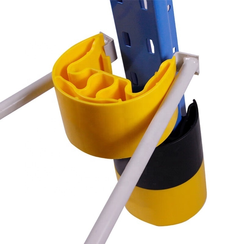 Rubber Racking Upright Protectors For Warehouse Pallet Rack Column Guard