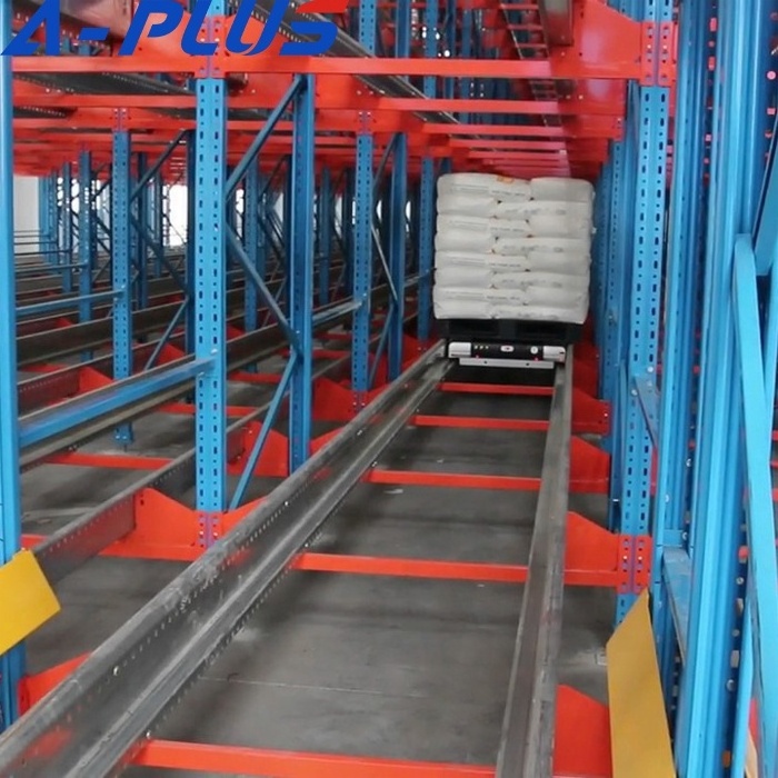 Adjustable Radio Shuttle Racking Warehouse Storage Shelf