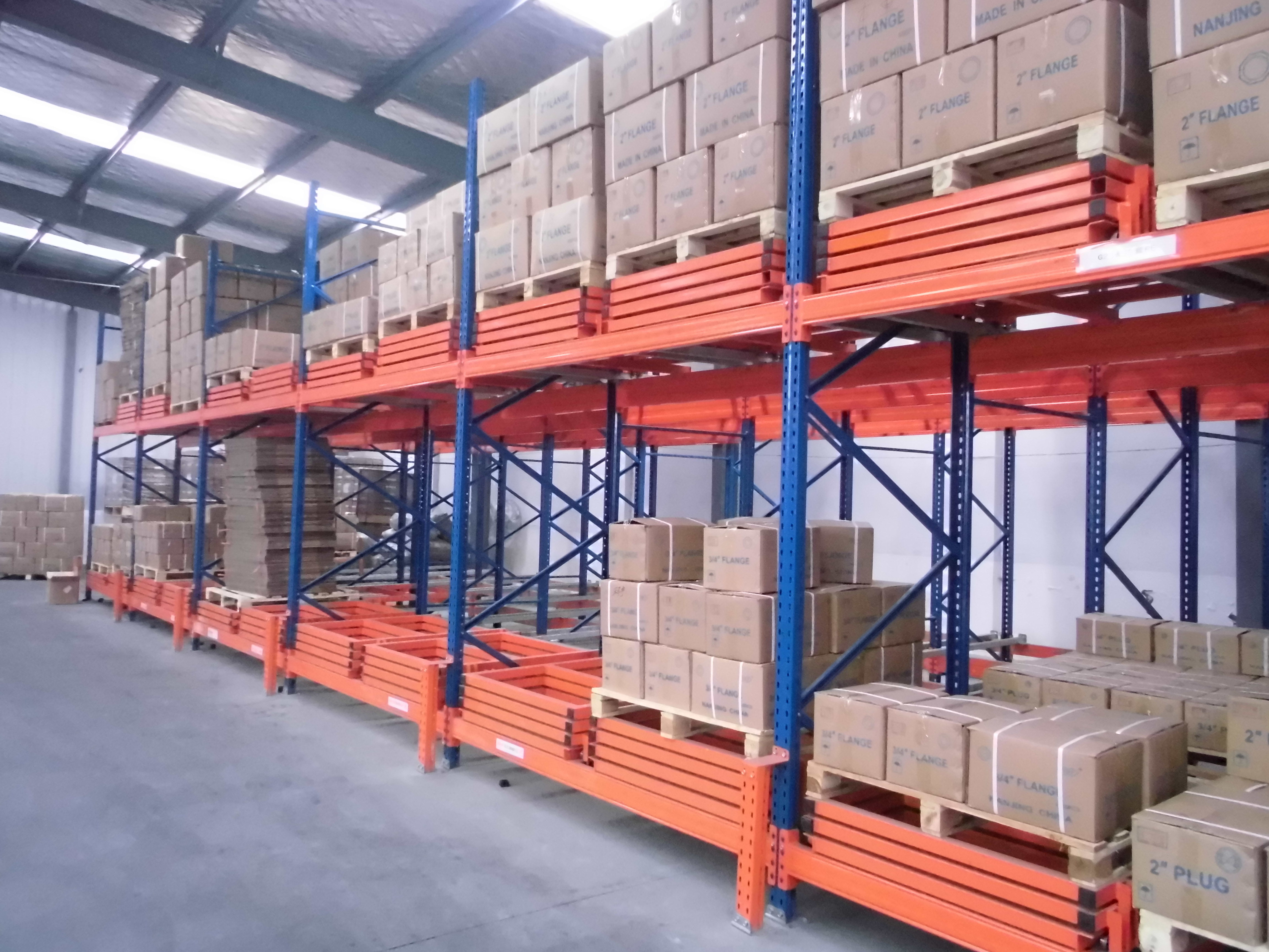 Heavy Duty Industrial Steel Push Back Racking Warehouse Pallet Storage Racking System