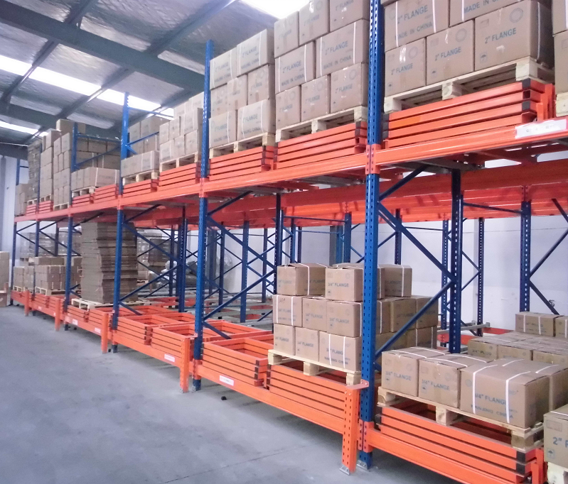 Heavy Duty Warehouse Storage Pallet Racking Push Back Pallet Rack System