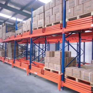 Heavy Duty Warehouse Storage Pallet Racking Push Back Pallet Rack System