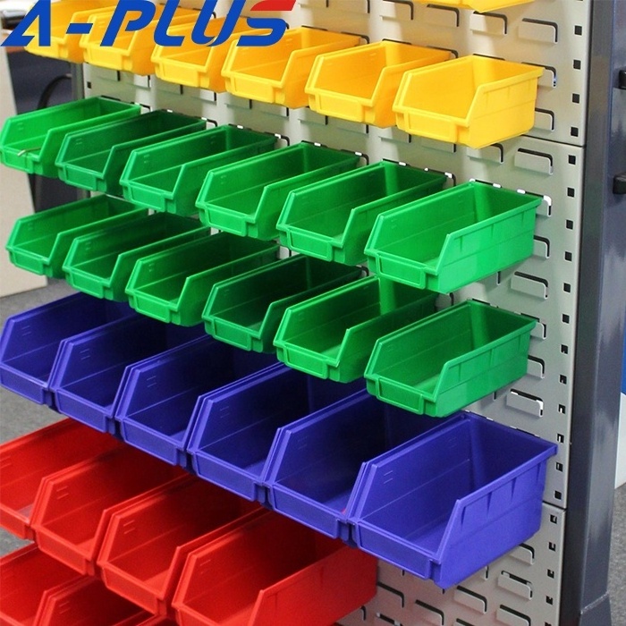 Bins Hang Up Louvered Panel Bin Rack Metal Storage Racks