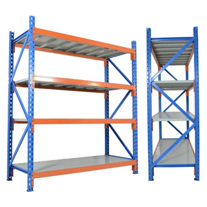 Industrial Storage Shelves Garage 4 Layer Long Span  Medium Duty Rack Longspan Shelving