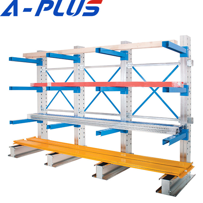 Outdoor Pallet Rack Storage Racking Vertical Pipe Racking System Banner Storage Rack